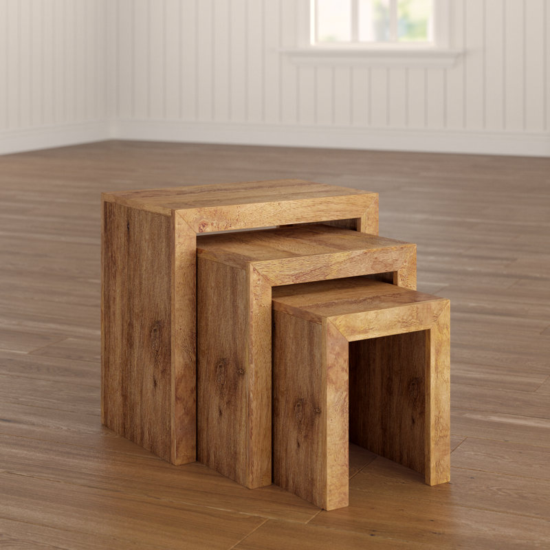 Adeliza Solid Wood Nesting Tables