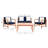 Nidhi 4 - Person Patio Conversation Set-1327354401