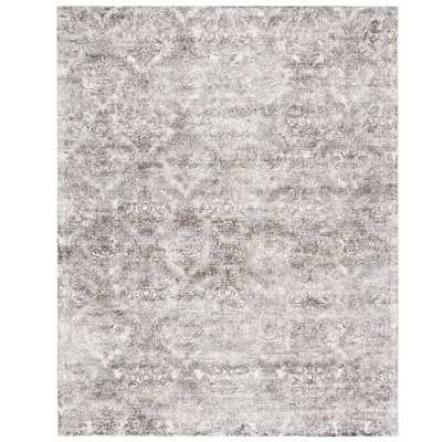 Cheshire Hand Woven 5 Wool/0.55 Viscose Oriental Rug in Gray/Blue