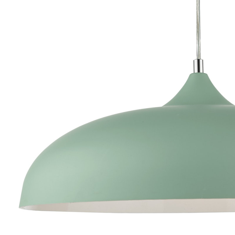 Calzada 1 - Light Dome Pendant, 45cm x 19 cm, Blue
