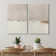 Minimal Landscape Beige Tan Abstract Grunge Modern Art Minimalist Neutral Decor Frame 2 Pieces Picture - Canvas Print