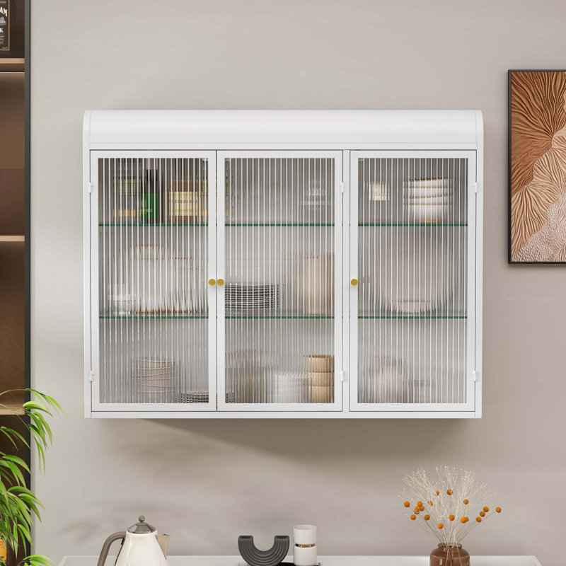 Armoire murale 3 portes, Blanc