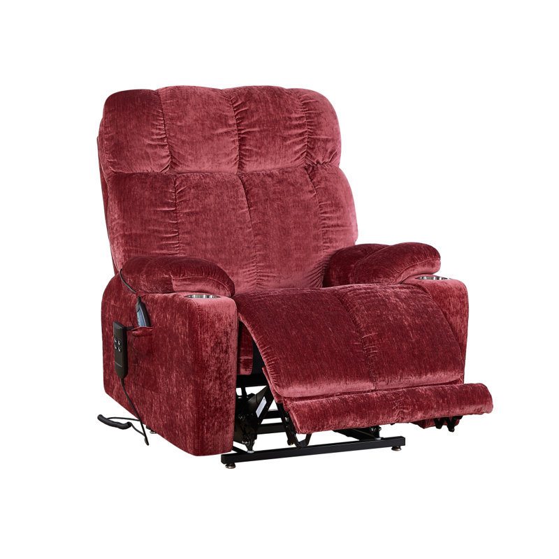 Fauteuil inclinable électrique Liyasi Dual OKIN, Rouge