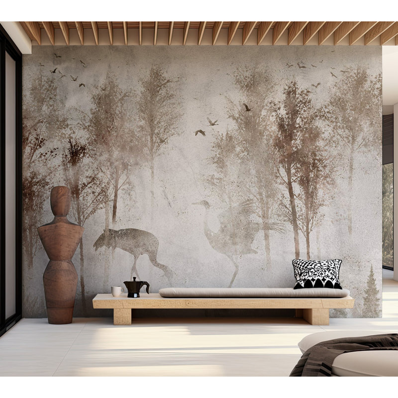 Murale peler et coller Brichelle, L 38 po x L 27 po