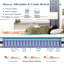 Matelas pour grand lit, matelas hybrides pour grand lit de 10 pouces dans une boîte soulagement de la pression et soutien, mousse à mémoire de forme rafraîchissante et ressorts ensachés individuellement pour isoler les mouvements, matelas de luxe