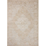 Newmarket Loloi II Odette Beige / Silver Area Rug