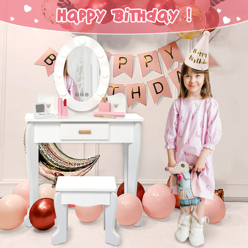 Ensemble de coiffeuse pour enfant Princess-Inspired