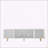 White TV Stand Fluted 68" t