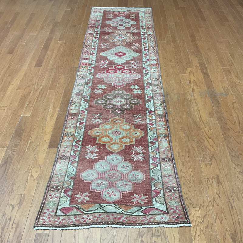Bungalow Rose Handmade Turkish Oushak Wool Runner