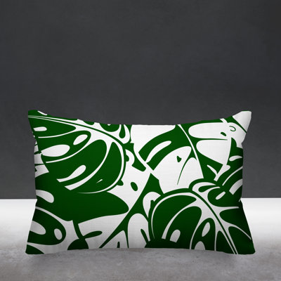 Abstract Outdoor Reversible Throw Pillow