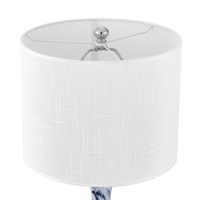 Abat-jour cylindrique blanc 9 "H