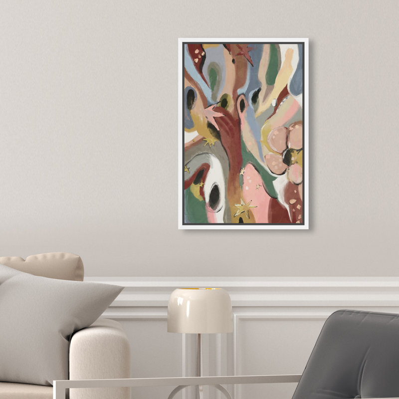Modern Folk I Print by Oliver Gal, 16"H x 11"W, White Floater Frame