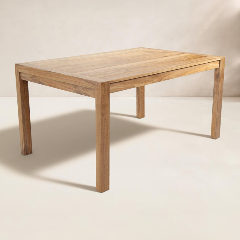 Venice Outdoor Teak Dining Table, 38" W x 95" L x 29" H