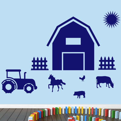 Décalcomanie murale ferme