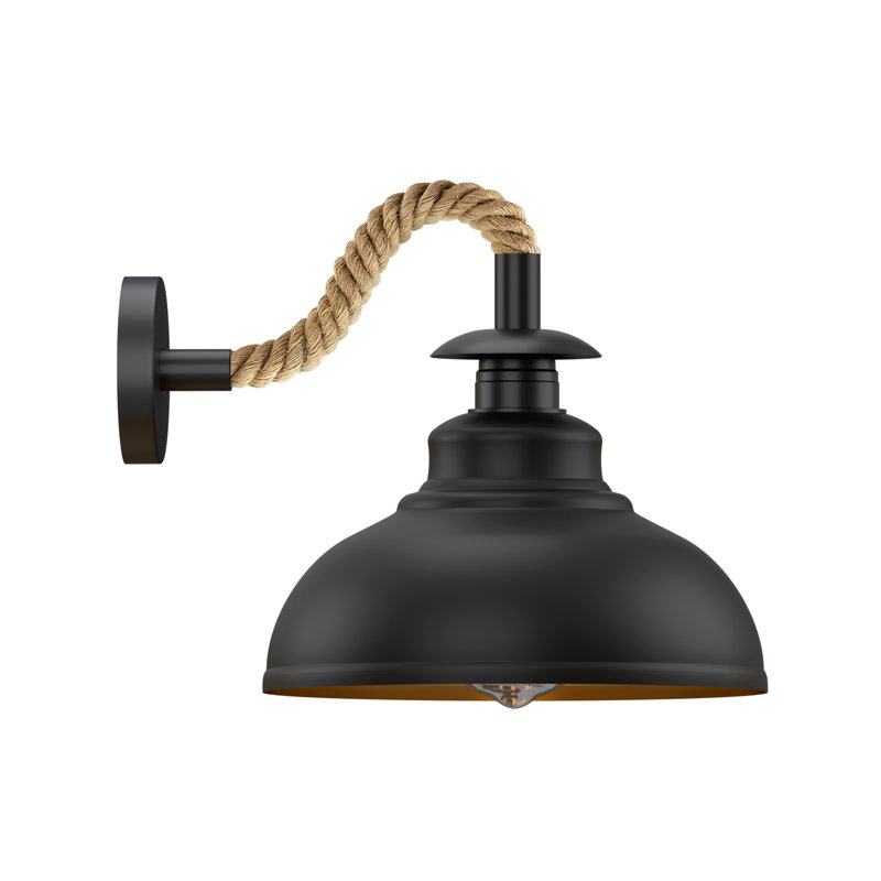 Mairead Armed Sconce, Yes, Black Gold Inner