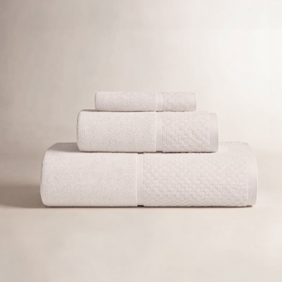 3-Piece Jacquard Cotton Towel Set