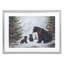 «Christmas Black Bears», reproduction sous verre encadrée, design par Tina LeCour-1134869904-1134869902