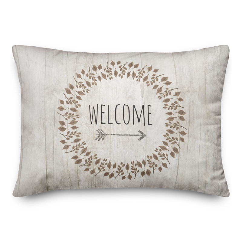  Autumn Welcome Wreath Rectangular Pillow Cover & Insert
