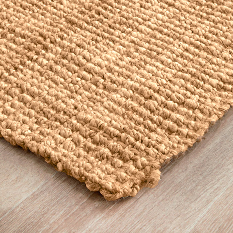 Candies 100% Jute Area Rug – Handwoven, Bohemian & Rustic Style, Non-Slip, Ideal for High-Traffic Areas, Rectangle 2'5" x 9'