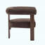 Chaise d'appoint moderne rembourrée avec accoudoirs ronds-2090862977