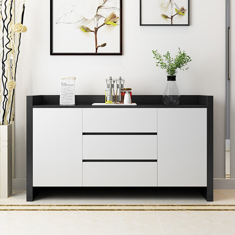 Buffet Nihasvi 62,99 po, Noir / blanc