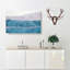 Lone Wolf Abstract - Wrapped Canvas-56629225