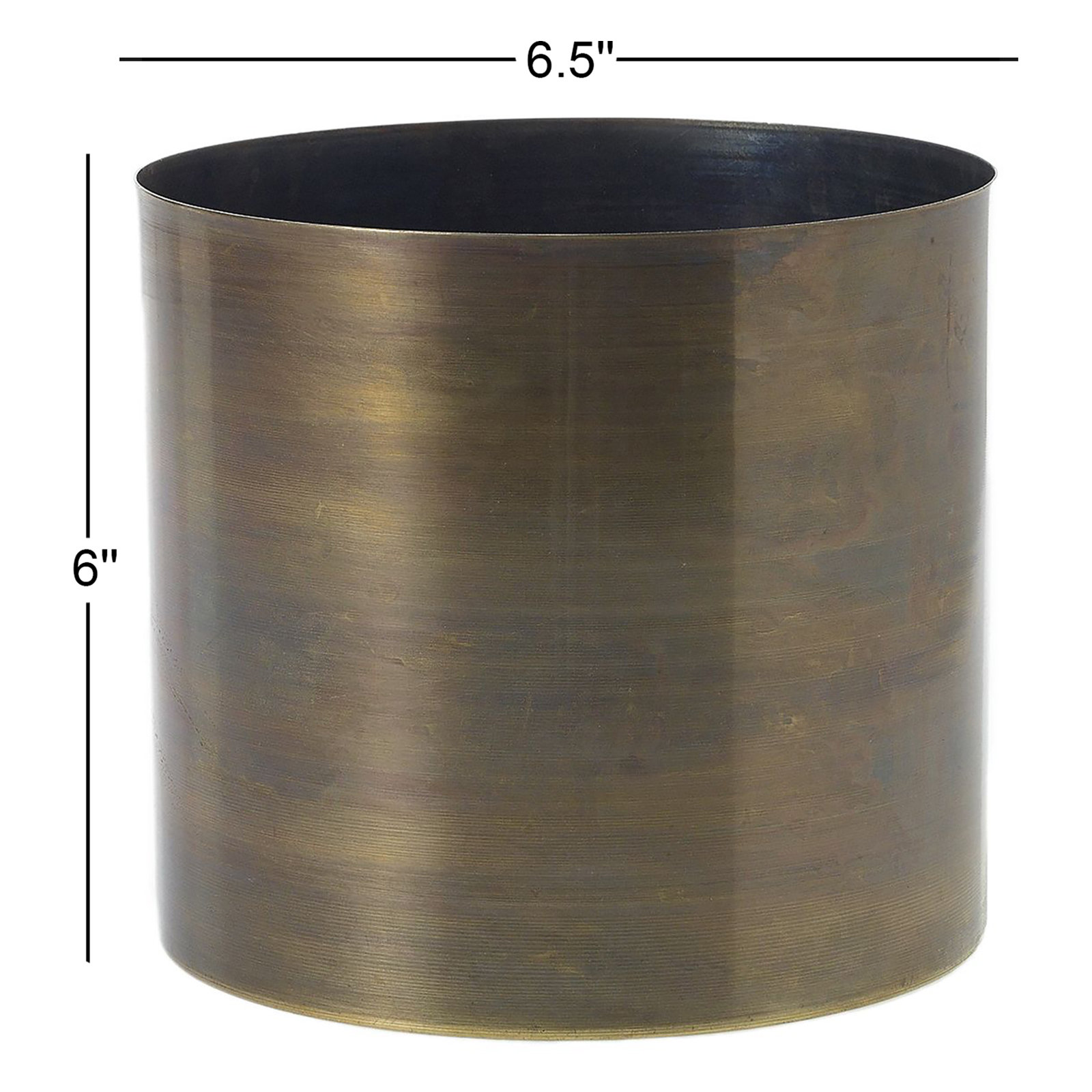 Pot Planter, 6" H x 6.5" W x 6.5" D