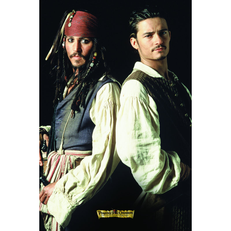 « pirates de the caraïbes-duo », impression sur papier