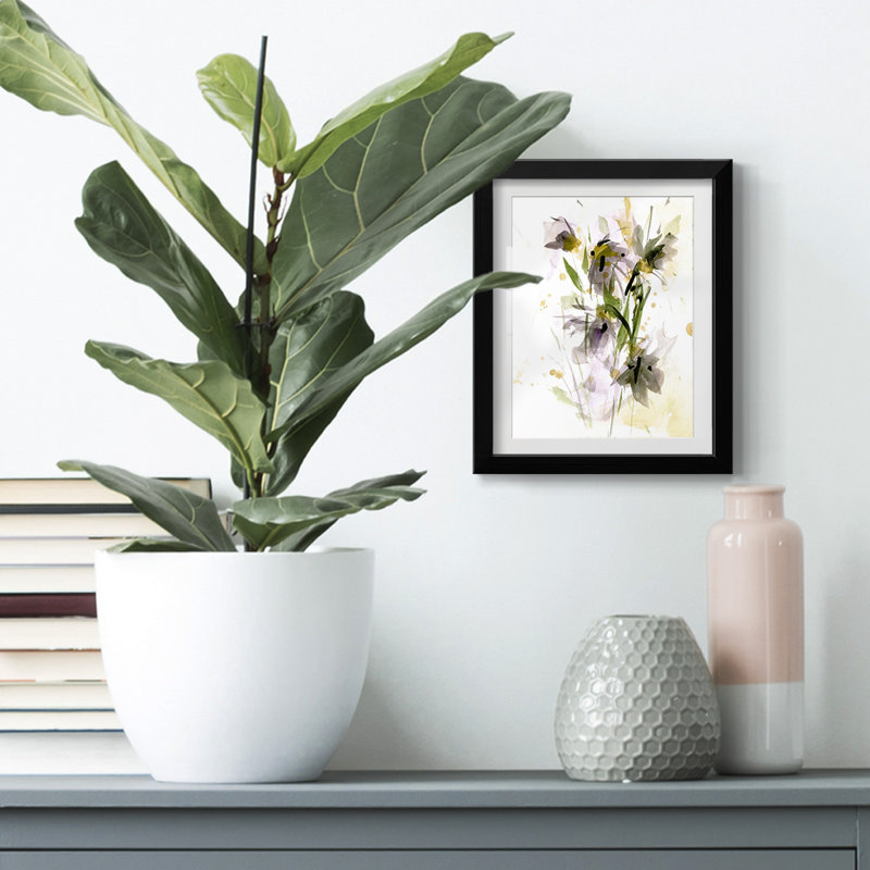 After Rain IV -Framed Print, 25.5" H x 17.5" W, Black