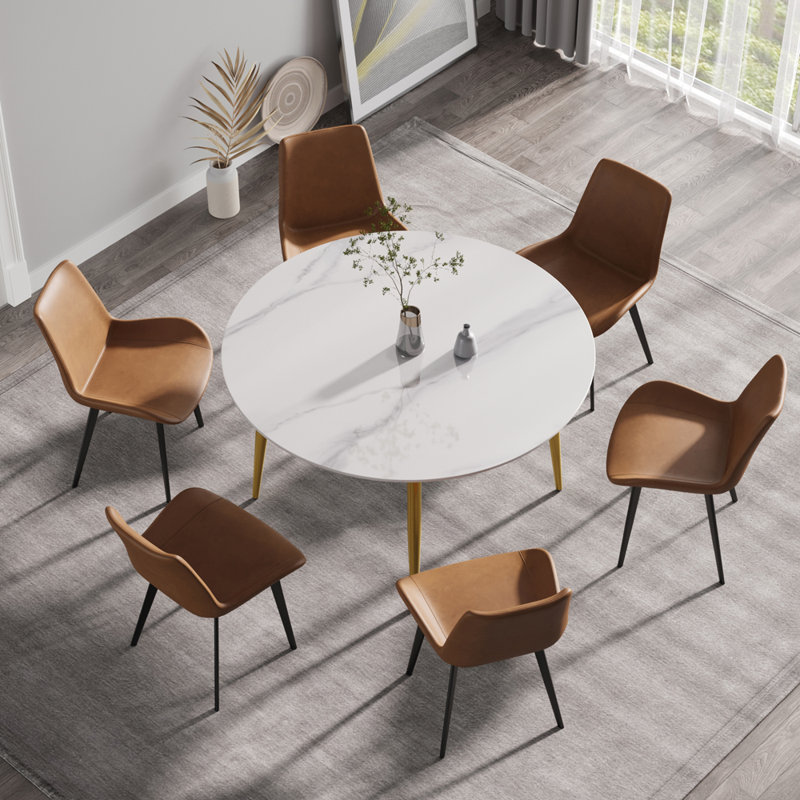 Ensemble repas pour 6 personnes Antajuan, Noir, H 29,53 po x L 53,15 po x l 53,15 po
