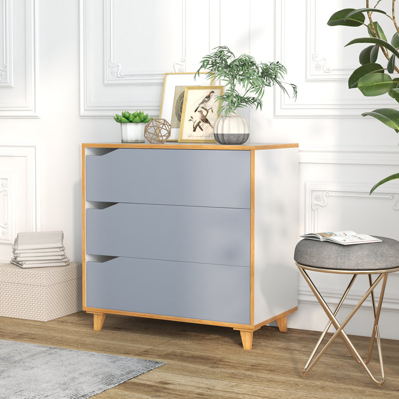 Saigo 75cm W 3 - Drawer Chest of Drawers