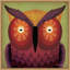Art sur toile carré hibou wow Maziarz-1333899597