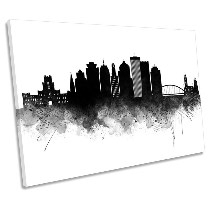 Rochester USA - Wrapped Canvas Print, 81.3cm H x 121.9cm W x 4cm D