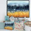 Paysage avec un champ de blé jaune - reproduction sur toile-67339510-67339511