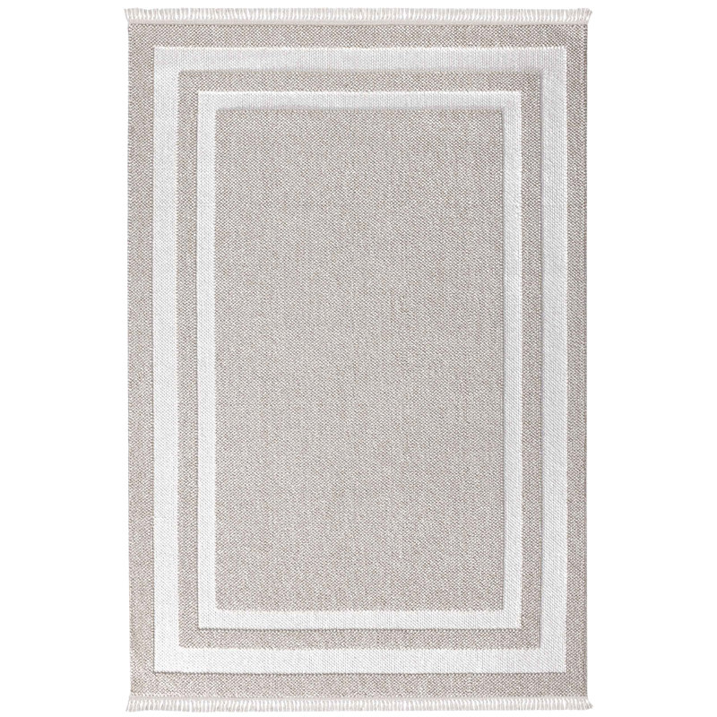 Rittie Machine Made Indoor / Outdoor Area Rug, Rectangle 2'8" x 4'11"