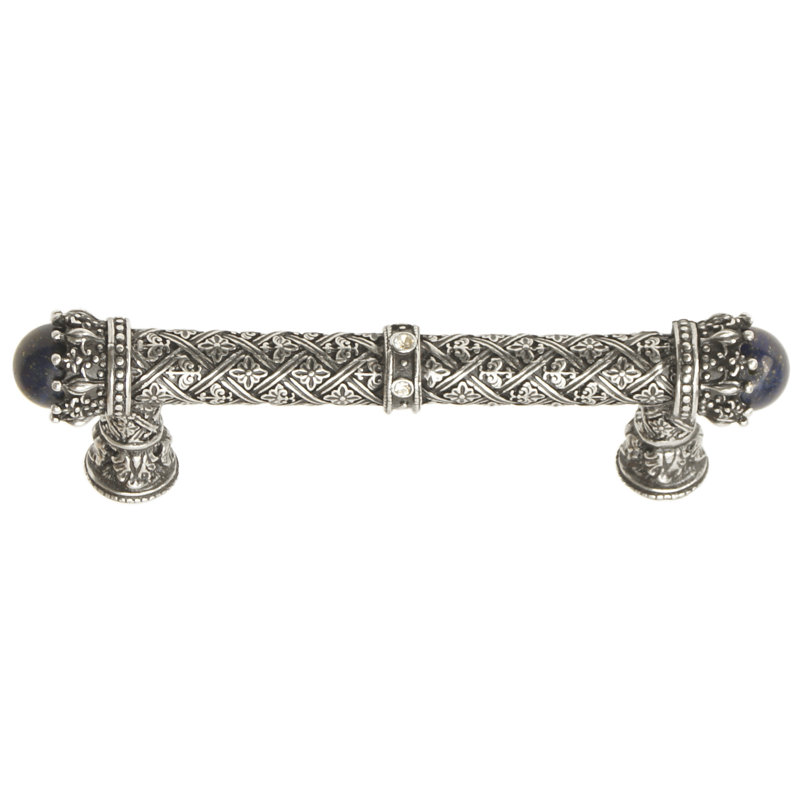 Carpe Diem 6529-9CLAP Crowning Glory Queen Penelope Chalice Queen Penelope 4 inches c.c. pull w/ Swarovski Crystals & semi‐precious stones in Chalice