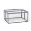 Cage à lapin pliante, cage avec portes verrouillables et piquets de sol