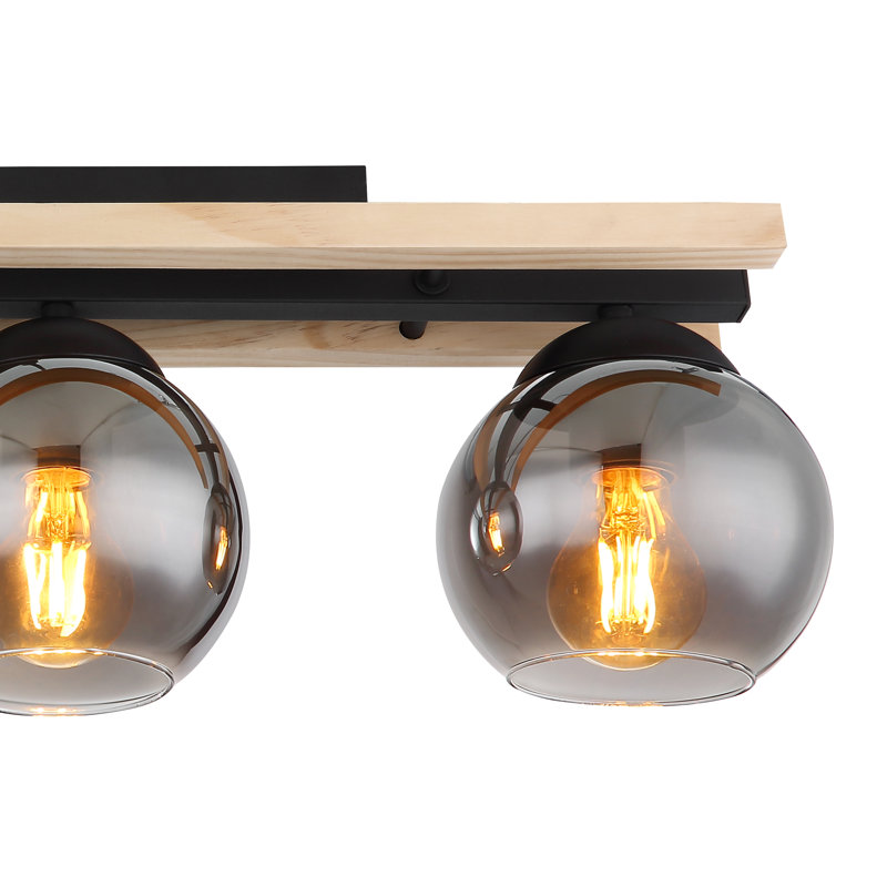 Hudock Recesssed Glass Ceiling Light, 15m