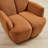 Modern Upholstered 360° Swivel Barrel Accent Armchair-486239309