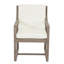 Ensembles de salle à manger de patio, chaises rembourrées modernes en bois d'acacia pour jardin de patio