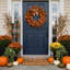 Carennac Non-Slip Thanksgiving Outdoor Doormat-689934857