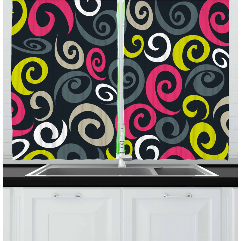 Pointed Kitchen Curtain