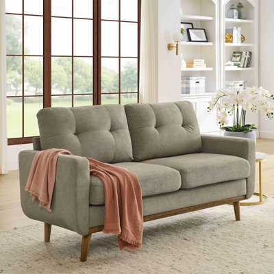 Canapé rembourré Mid-Century