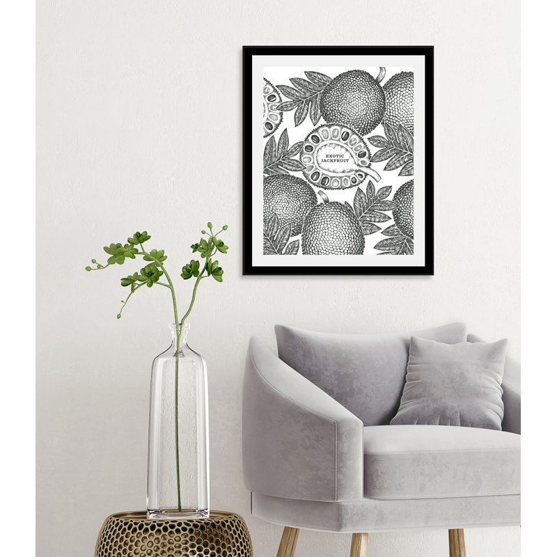 Exotic Jackfruit - Single Picture Frame Print, 70cm H x 50cm W