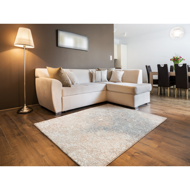 Blair Damask Shag Area Rug, Rectangle 160 x 230cm