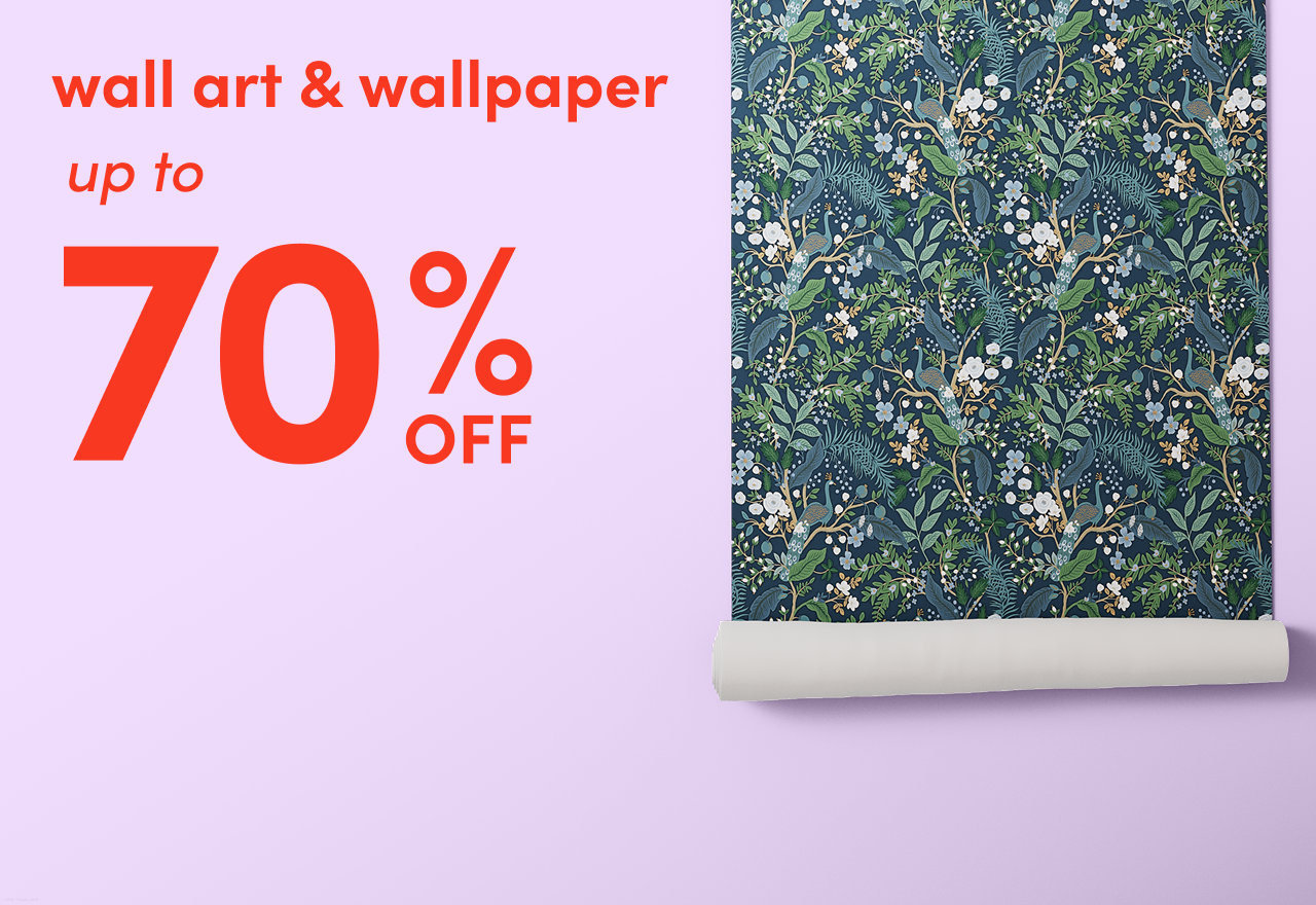 wall art & wallpaper clearance