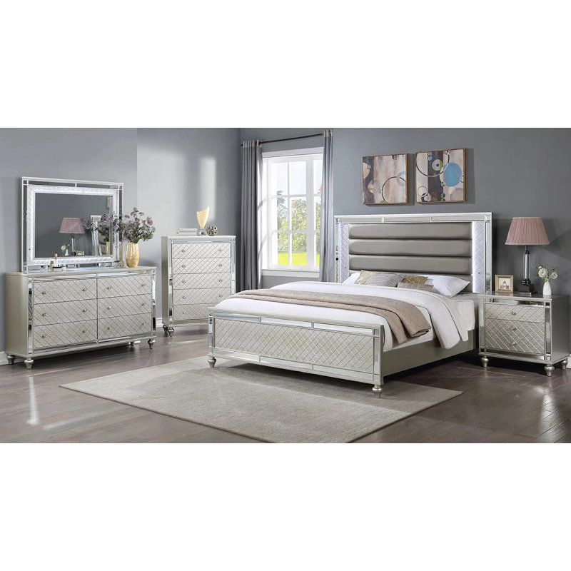 Éclairage à DEL capitonné luxueux et luxueux avec panneau à panneau latéral 1pc, Grand