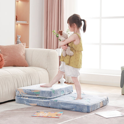 Kids Sleeper Chair,Kids Couch Sofa, Folding Toddler Couch