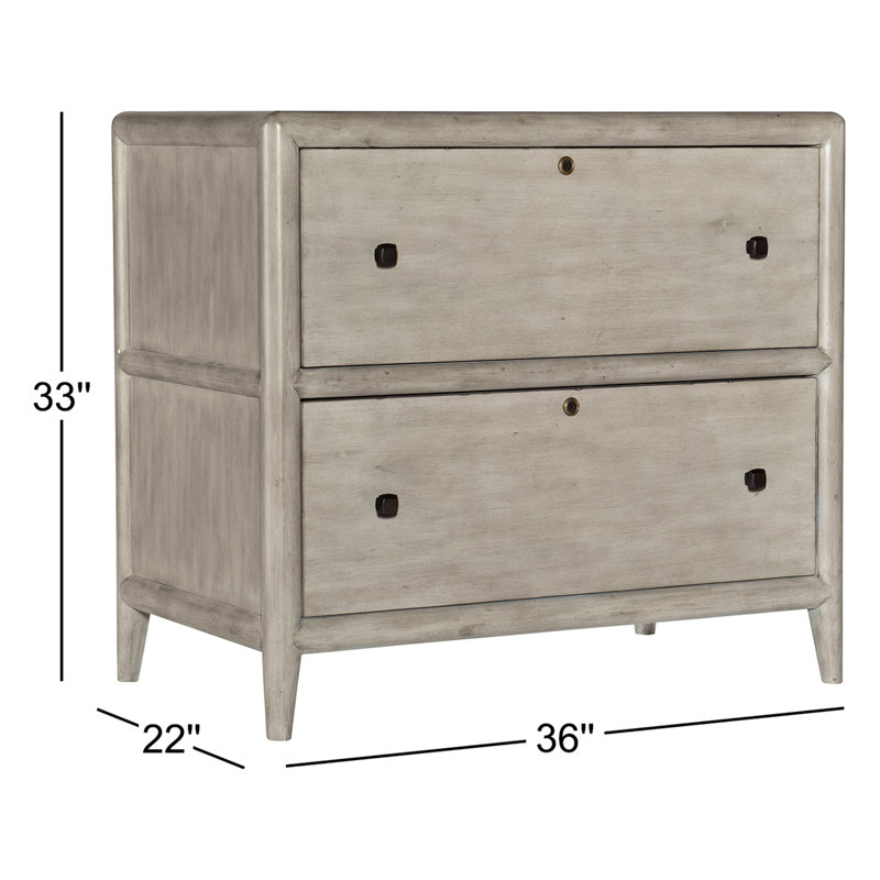 Burnham 36'' Wide 2 -Drawer File Cabinet