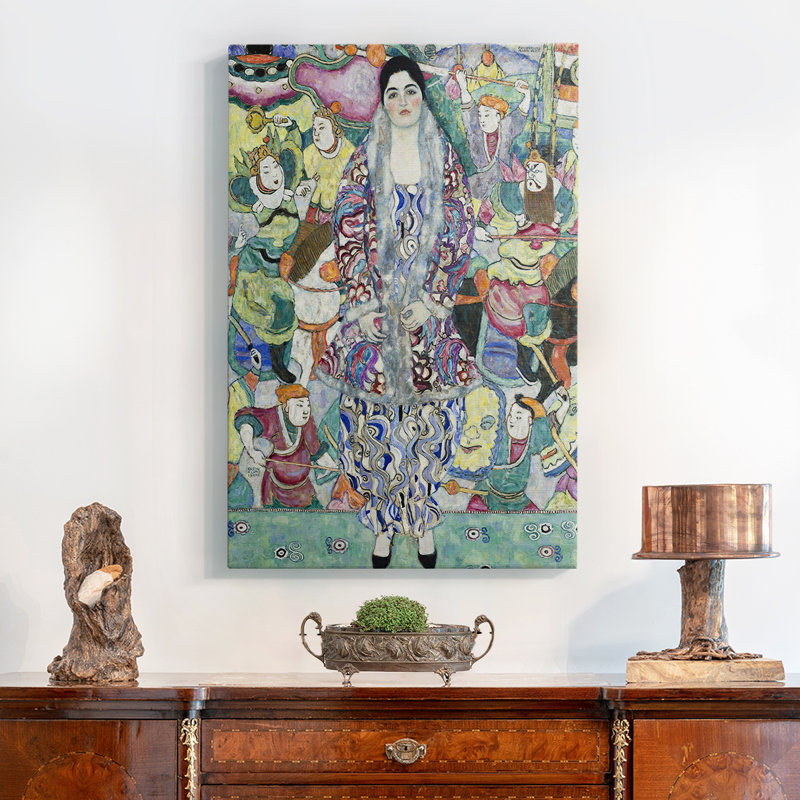 Gustav Klimt XIII -Gallery Wrapped Canvas, H 49 po x l 33 po